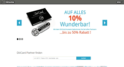 Desktop Screenshot of diiicard.de