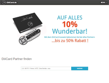 Tablet Screenshot of diiicard.de